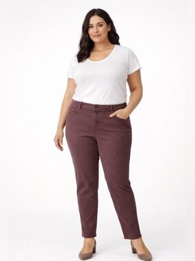 Maurices Comfortable Plum Women’s Skinny Jeans | Size 18 | Stretch Denim